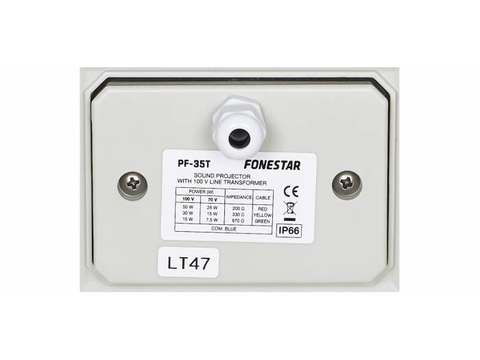 Fonestar PF-35T - Proyector de sonido con transformador de línea de 100v - 6