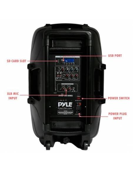 Pack PYLE EVENT-15   PPHP1541 - 2400w de Potencia Maxima - 9