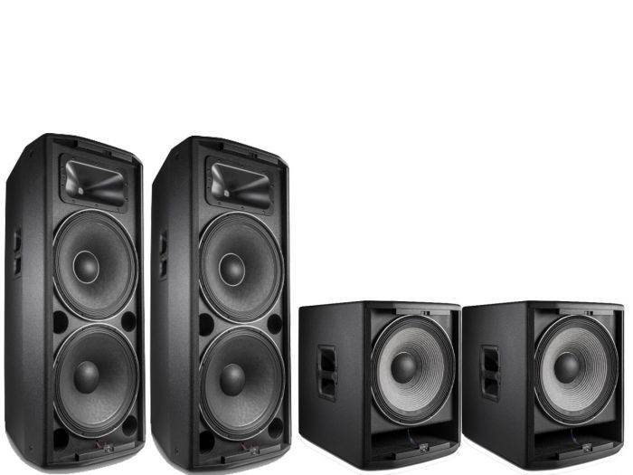 Bundle 2 x JBL PRX 825W y 2 x JBL PRX 818XLFW - 2