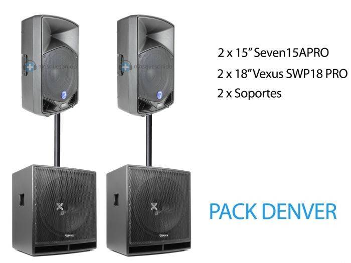 Pack de sonido DENVER con 5400w - 6