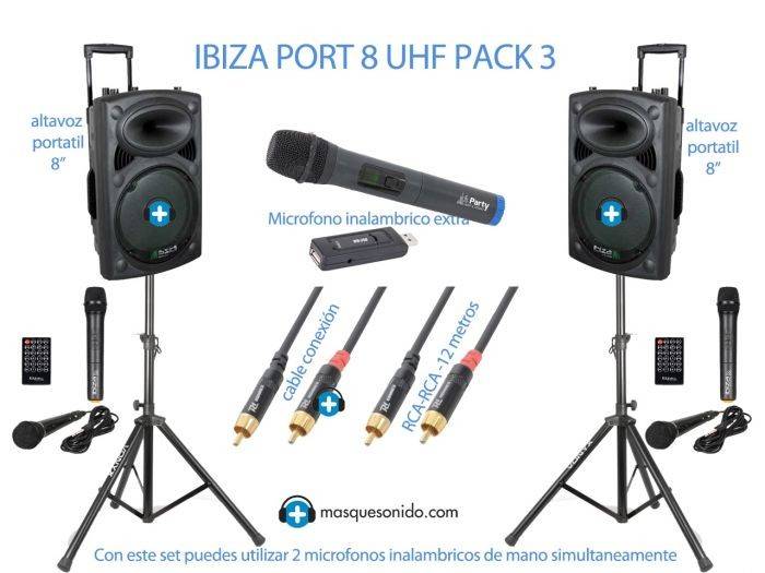 IBIZA PORT 10 UHF PACK 3 - 3