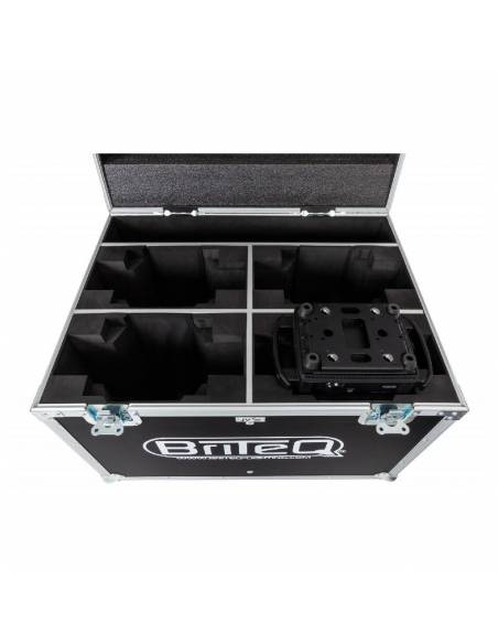 BRITEQ MOVING HEAD CASE 7 - RACK 4x BT-SHARK BRITEQ
