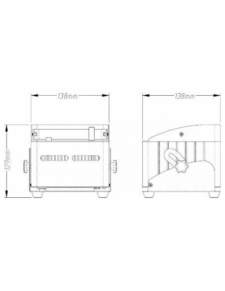 ACCU-COMPACT FOCO LED 6x10w RGBWA BATERÍA JBSYSTEMS