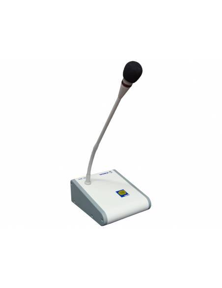 WORK Pro DM 1N Micrófono de condensador con base y avisos.