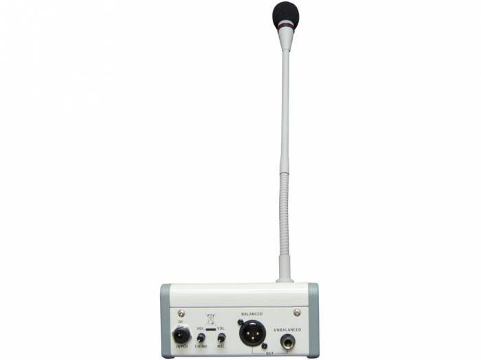 WORK Pro DM 1N Micrófono de condensador con base y avisos.