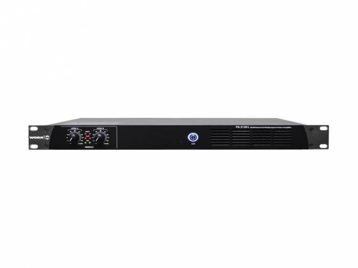WORK Pro PA 2120 L Amplificador 2 x 120 W @ L70/100V