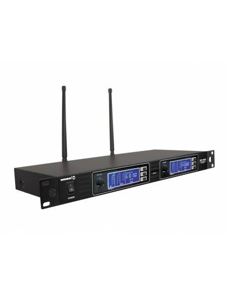 WORK Pro WR 2200 /1 Sistema inalámbrico doble con 2 micrófonos de mano.