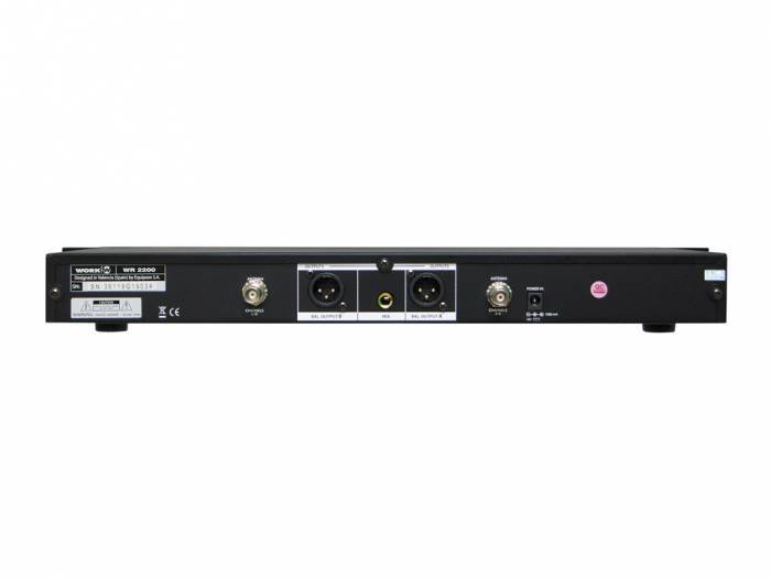 WORK Pro WR 2200 /1 Sistema inalámbrico doble con 2 micrófonos de mano.
