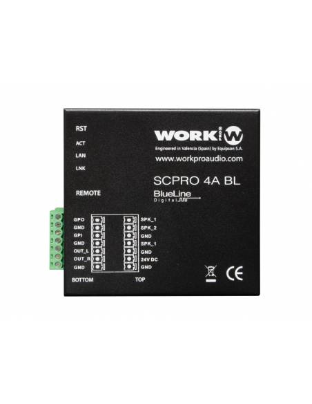 WORK Pro SCPRO 4A BL Amplificador con receptor Blue Line.
