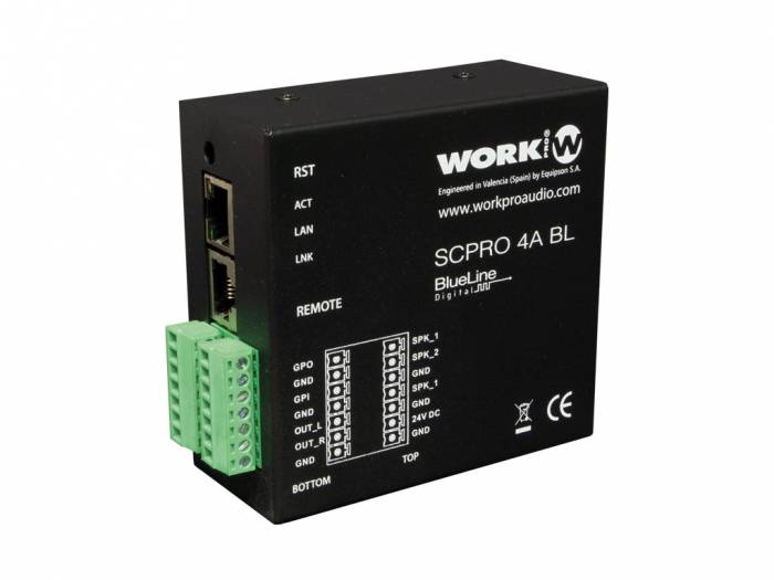 WORK Pro SCPRO 4A BL Amplificador con receptor Blue Line.