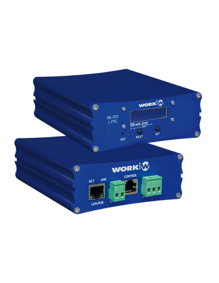 WORK Pro BLR2 LITE MKII Receptor AoIP Blueline