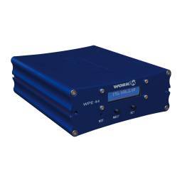 WORK Pro WPE 44 Procesador de audio digital 4 In/4 Out.