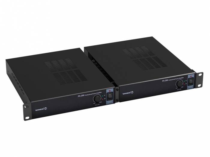 WORK Pro PA 200 Amplificador 2 x 100W @ 8 Ohm, 200 W L70/100V