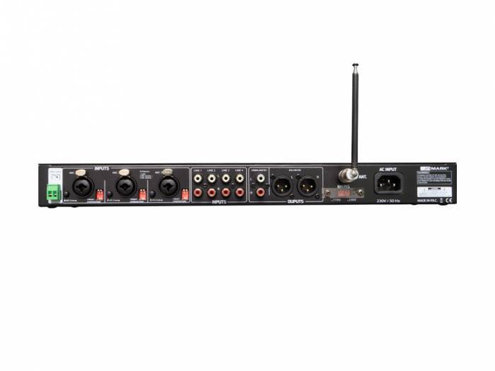 MARK MMP 33 Mezclador de audio con reproductor MP3 y radio FM.