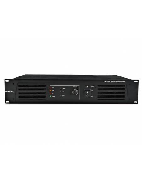 WORK Pro PA 5000 Amplificador 480 W @ 8 Ohm, L70/100V