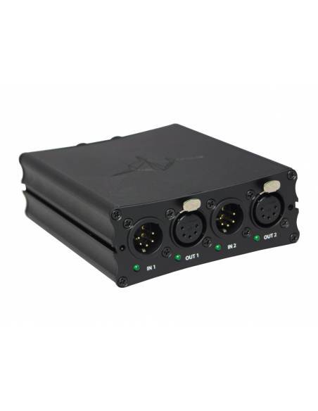 LightShark LS-NODE2 Nodo de 2 universos bidireccional