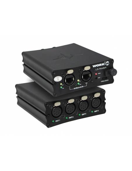 LightShark LS-NODE4 Nodo de 2 universos bidireccional