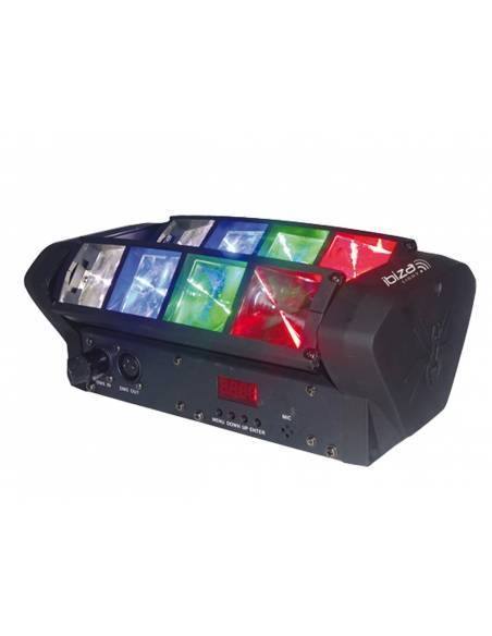 Ibiza Light Efecto de Iluminación MINI-SPIDER - LED8-MINI - 1