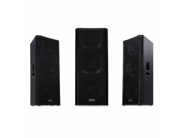 QSC 
KW153
  
    
      
        
      
    
  
                  Altavoz PA móvil auto-amplificado 1000W 15" + 6,5" 