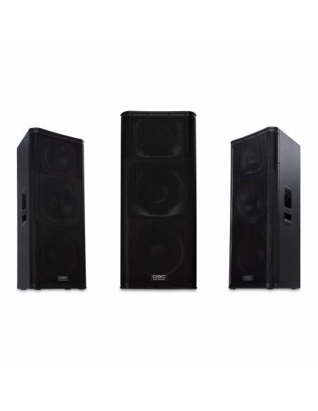 QSC 
KW153
  
    
      
        
      
    
  
                  Altavoz PA móvil auto-amplificado 1000W 15" + 6,5" 