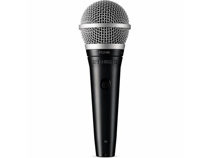 SHURE 
PGA48-XLR-E
  
    
      
        
      
    
  
                  Micrófono Dinámico Vocal con Pinza y Cable 