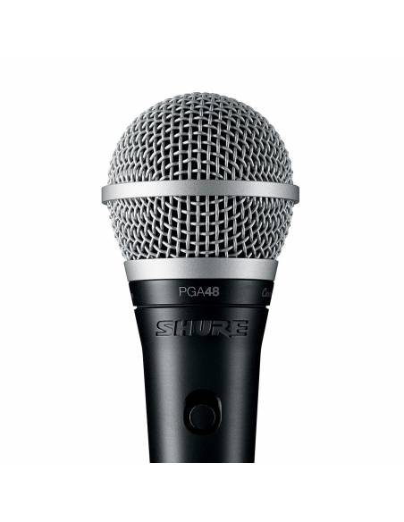 SHURE 
PGA48-XLR-E
  
    
      
        
      
    
  
                  Micrófono Dinámico Vocal con Pinza y Cable 