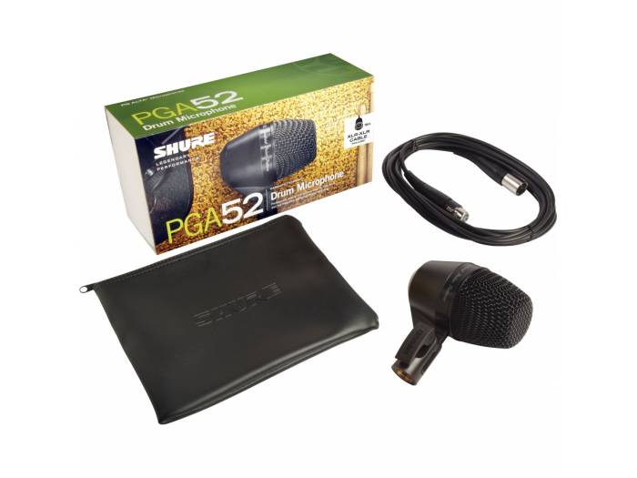 SHURE 
PGA52-XLR
  
    
      
        
      
    
  
                  Micrófono Dinámico cardioide para bombo