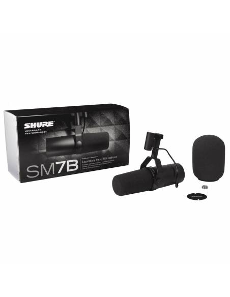 SHURE 
SM7B
  
    
      
        
      
    
  
                  Micrófono Vocal Dinámico de Estudio