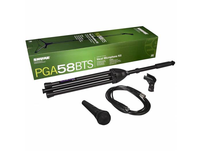 SHURE 
PGA58BTS
  
    
      
        
      
    
  
                  Micrófono dinámico vocal con interruptor, pinz