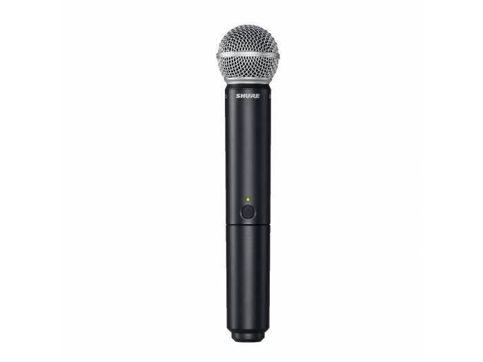 SHURE 
BLX1288E/SM58 H8E
  
    
      
        
      
    
  
                  Combo inalámbrico SM58 y petaca con c