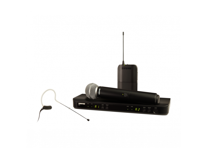 SHURE 
BLX1288E/MX53 H8E
  
    
      
        
      
    
  
                  Combo inalámbrico SM58 y MX153 Diadem