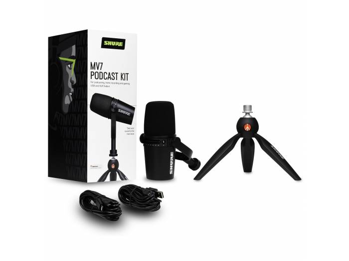 SHURE 
MV7-K-BNDL
  
    
      
        
      
    
  
                  Motiv MV7-K Micrófono vocal dinámico. Hibrid