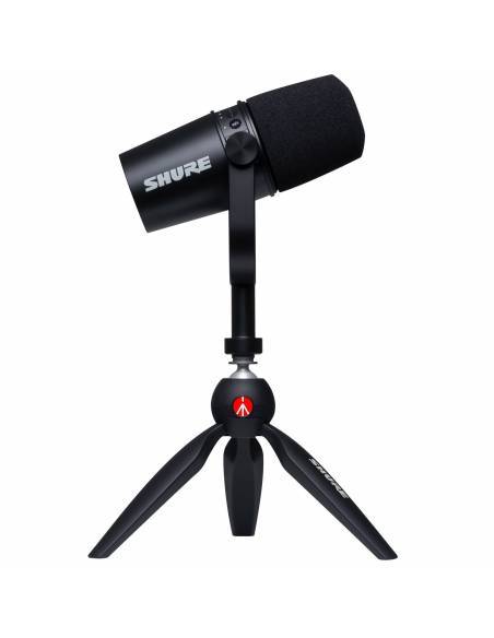 SHURE 
MV7-K-BNDL
  
    
      
        
      
    
  
                  Motiv MV7-K Micrófono vocal dinámico. Hibrid