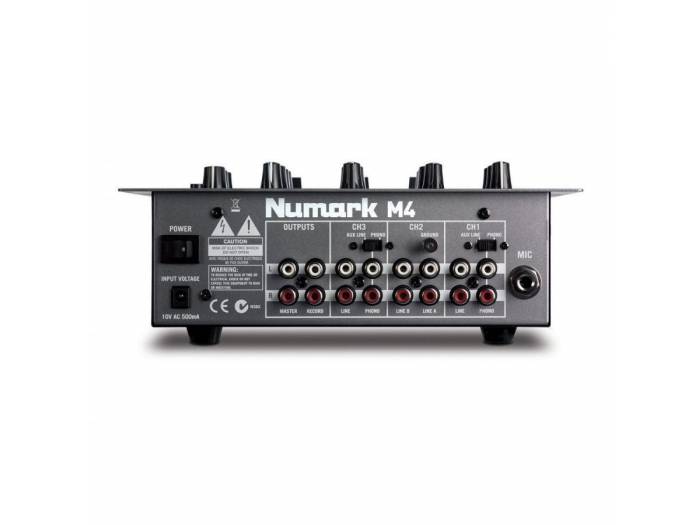 NUMARK M4 BLACK- Mesa de Mezclas Dj de 3 Canales - 2