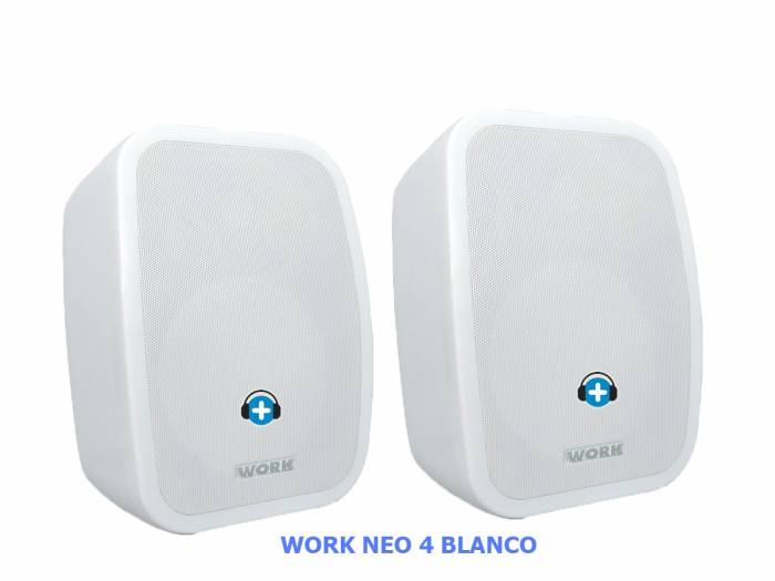 WORK Pro NEO 4 Pareja de Altavoces Instalacion 4 pulgadas color Blanco - 2