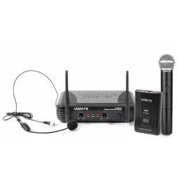 Skytec STWM712C micro VHF 2 canales combi div.