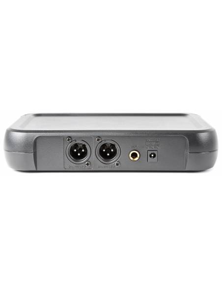 Vonyx WM73C Combi System Wireless UHF 2 canales con micro de mano y petaca y Display