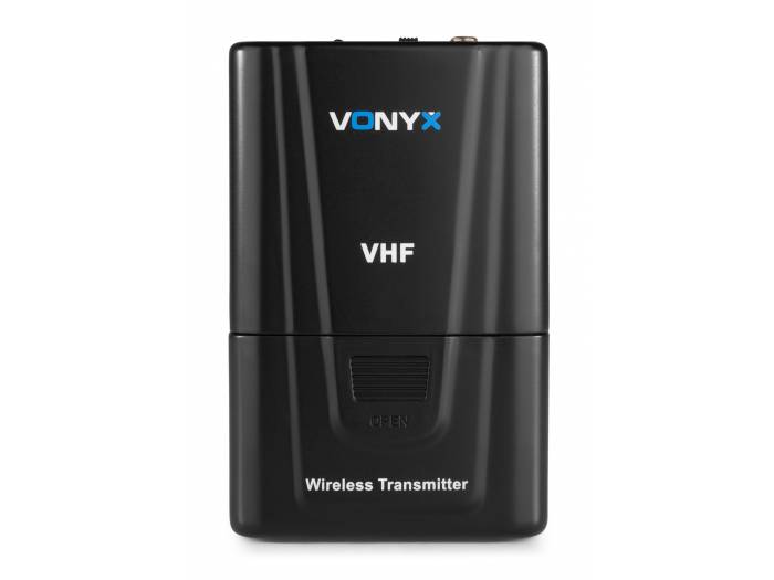Vonyx WM512C Combi System Wireless VHF 2 canales con la computadora de mano, de Bodypack y Display