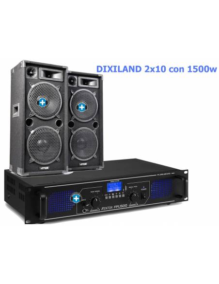 Pack DIXILAND 2x10 con 1500w de pico maximo - 3