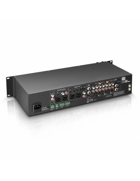 LD Systems ZONE 423 - Mezclador de 2 zonas, formato 19" 2 U