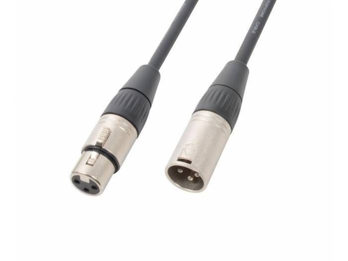 Cable XLR Macho a XLR Hembra  3 metros 