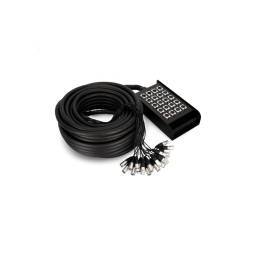 Adam Hall Cables K 20 C 30 - Manguera de Cable con Cajetín de Escenario 16/4 30 m