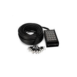 Adam Hall Cables K 20 C 30 - Manguera de Cable con Cajetín de Escenario 16/4 30 m 2