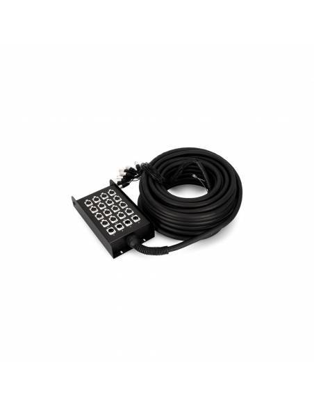 Adam Hall Cables K 20 C 30 - Manguera de Cable con Cajetín de Escenario 16/4 30 m