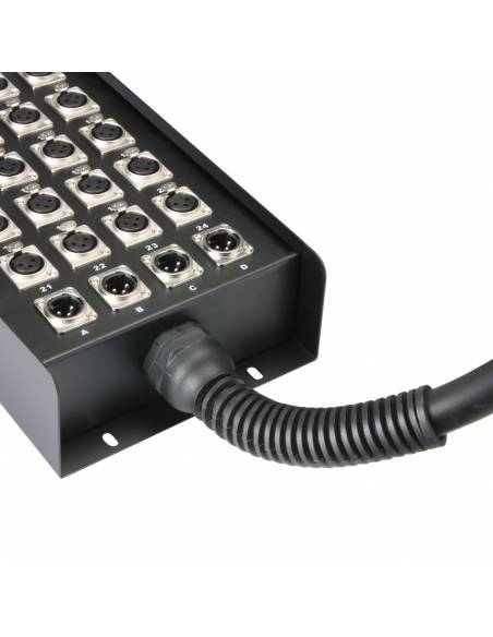 Adam Hall Cables K 28 C 30 - Manguera de Cable con Cajetín de Escenario 24/4 30 m