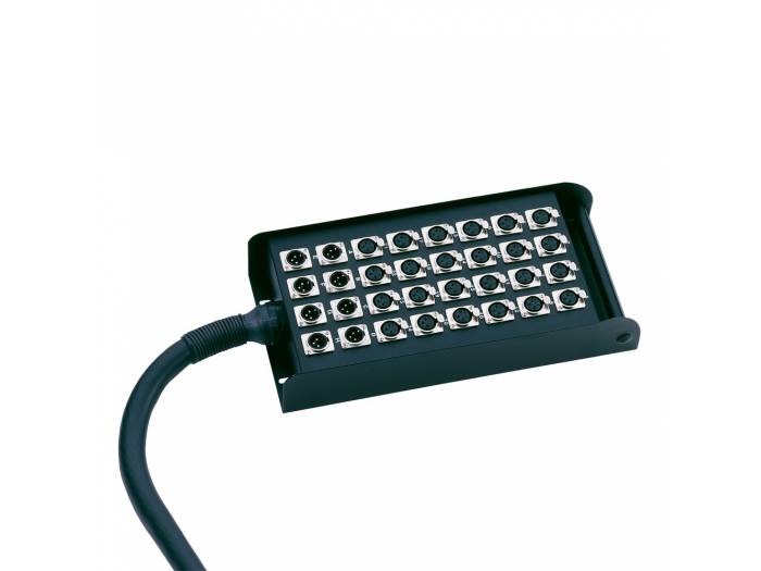 Adam Hall Cables K 28 C 50 - Manguera de Cable con Cajetín de Escenario 24/4 50 m