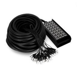 Adam Hall Cables K 32 C 30 - Manguera de Cable con Cajetín de Escenario 24/8 30 m