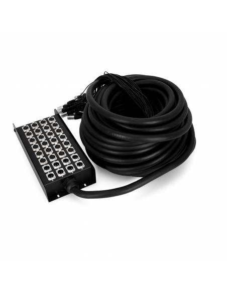 Adam Hall Cables K 32 C 30 - Manguera de Cable con Cajetín de Escenario 24/8 30 m