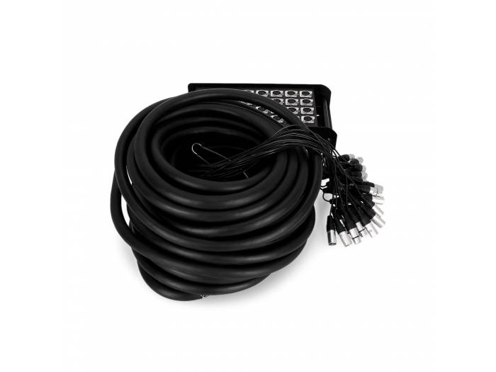 Adam Hall Cables K 32 C 30 - Manguera de Cable con Cajetín de Escenario 24/8 30 m