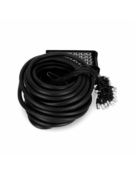 Adam Hall Cables K 32 C 30 - Manguera de Cable con Cajetín de Escenario 24/8 30 m
